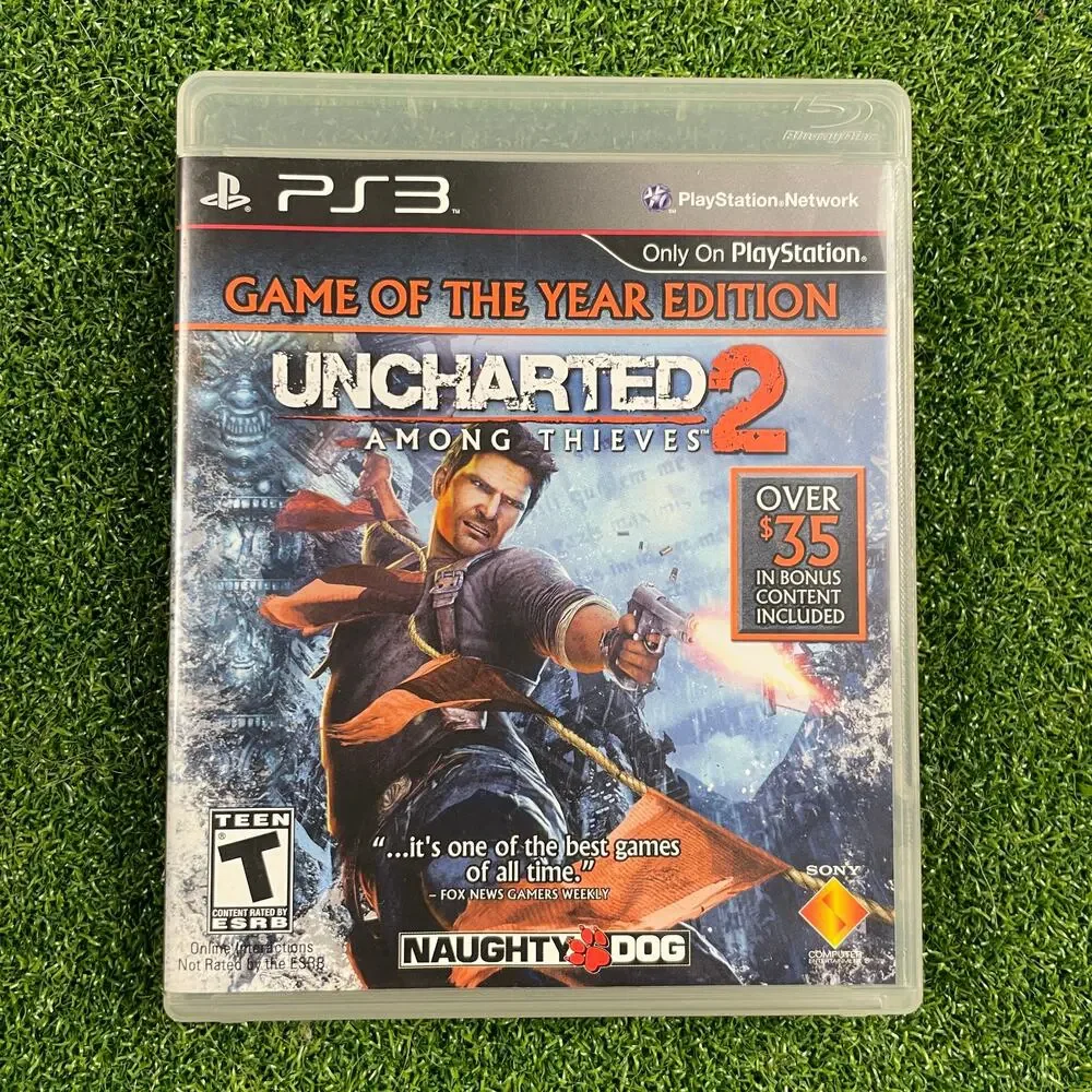 Uncharted 2: Among Thieves (Sony PlayStation 3, 2009) PS3 No Manual